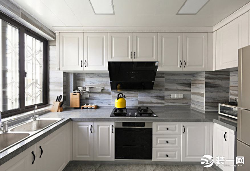 金科集美阳光98平方轻奢北欧风格厨房装修效果图