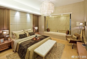​新古典风格卧室装修需要设计师将古典风范与个人的独特风格和现代精神结合起来
