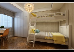 阳明山水110平方三居室现代风格卧室装修效果图