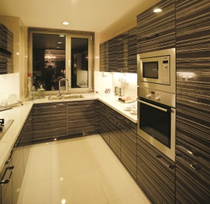 华润万象城130平方三居室奢侈风格厨房装修效果图