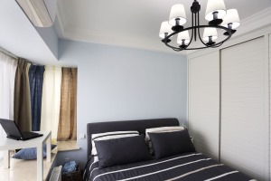 珠江城60平方两居室北欧风格卧室装修效果图