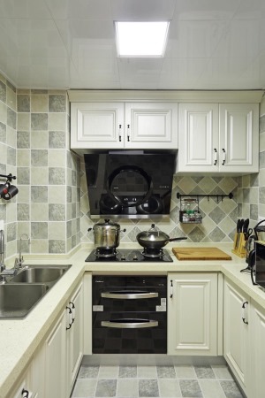 珠江城60平方两居室北欧风格厨房装修效果图