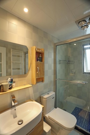珠江城60平方两居室北欧风格卫生间装修效果图