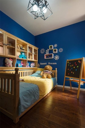 叠彩西城60平方两居室混搭风格儿童房装修效果图