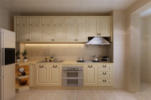 北大资源博雅80平方三居室韩式风格厨房装修效果图