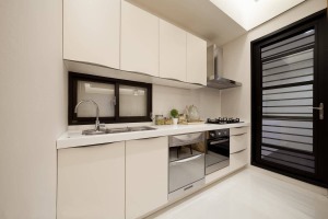 恒大优活城100平方三居室日式风格厨房装修效果图
