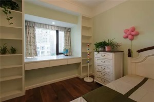融创万达文化旅游城90平方美式风格卧室装修效果图
