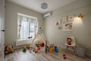 长安锦绣城120平方三居室现代风格儿童房装修效果图