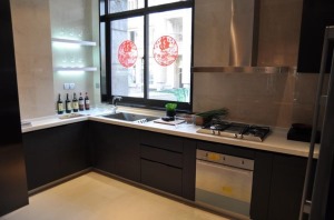 协信星澜汇120平方四居室现代风格厨房装修效果图