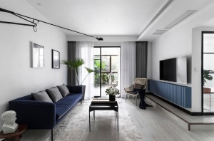 重慶佳天下裝飾  通用晶城75平方兩居室現代風格裝修效果圖