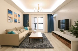 重慶佳天下裝飾   華僑城60平方兩居室簡約風格裝修效果圖