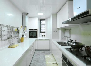 华侨城60平方两居室简约风格厨房装修效果图