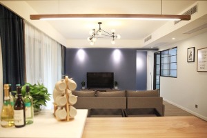 重庆佳天下装饰  申佳上海时光90平方三居室现代风格装修效果图