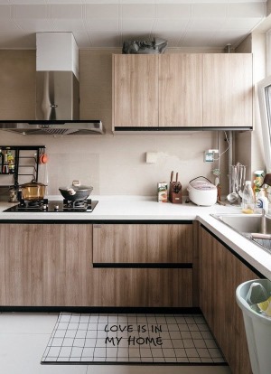 融汇半岛60平方两居室现代风格厨房装修效果图