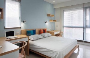 金科集美锦湾98平方北欧风格卧室装修效果图