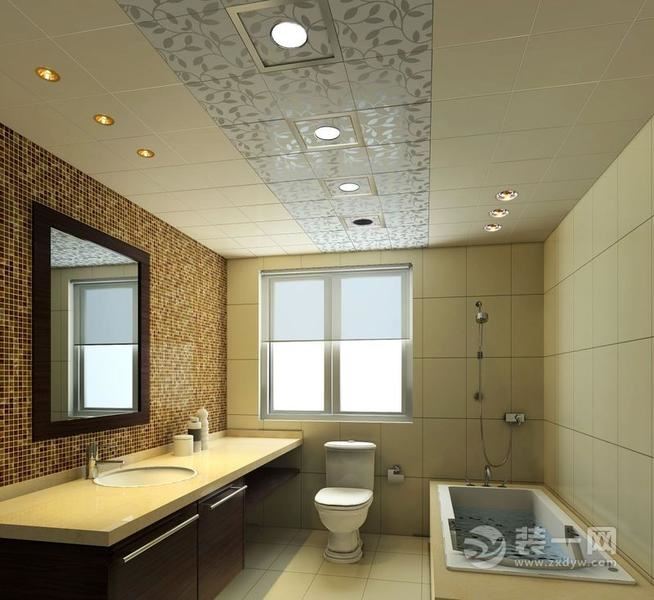 现代风格三居室装修设计卫生间