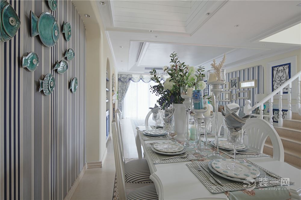 兰州别墅地中海风格餐厅设计