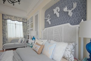 兰州别墅地中海风格卧室设计