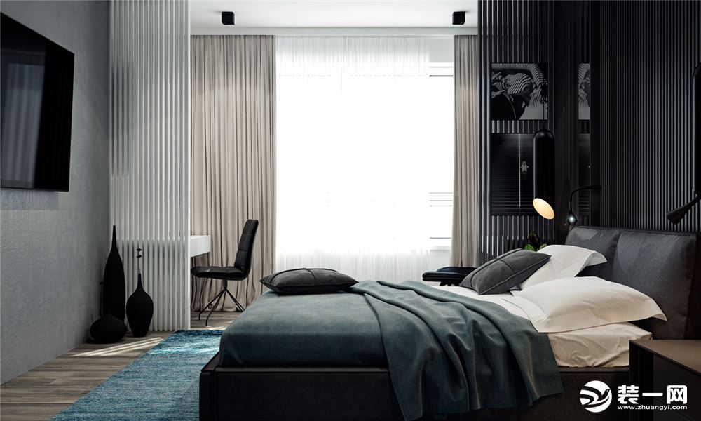 卧室现代风格loft装修效果图
