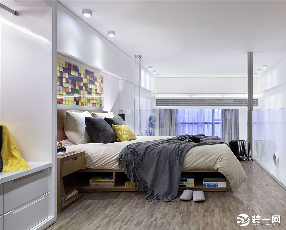 现代loft卧室装修效果图