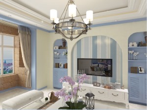 地中海风格装修在家具设计上大量采用宽松、舒适的家具来体现地中海风格装修的休闲体验。