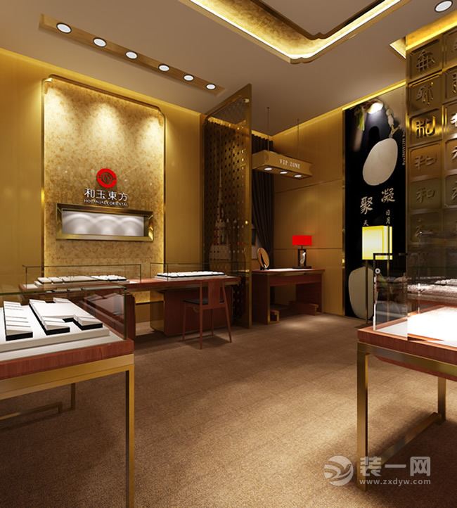 武汉珠宝会所装修设计展示厅装修设计