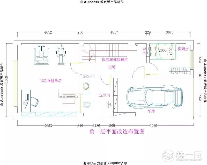 曲靖教苑花园240㎡别墅户型设计图