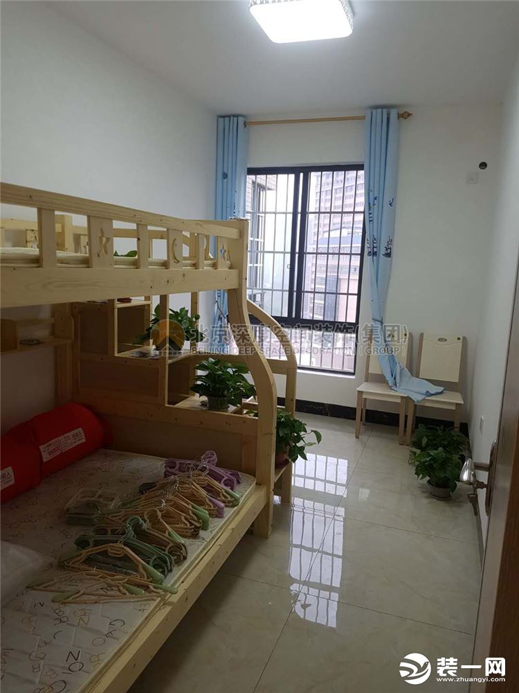 东岸阳光110平三室简约风格装修效果图儿童房
