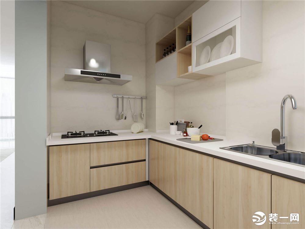 世洋丽豪园90平二室北欧风格装修效果图厨房