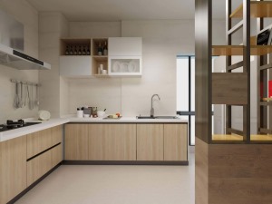 世洋丽豪园90平二室北欧风格装修效果图厨房