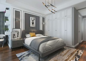 现代简约卧室整体设计