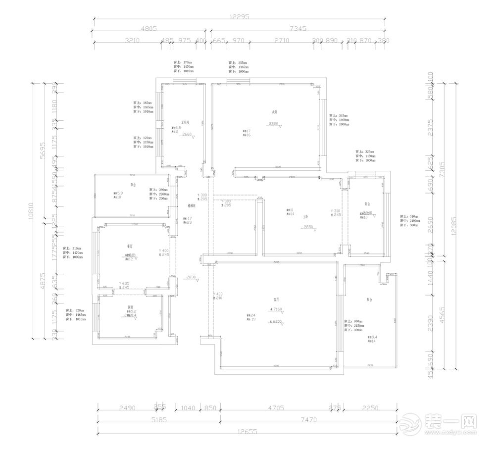 中式别墅平面布局图
