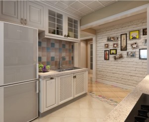 光大白石湖140平四室简欧风格装修效果图厨房