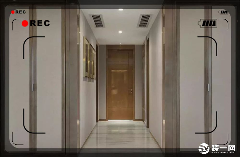 三居室现代风格140平走廊效果图