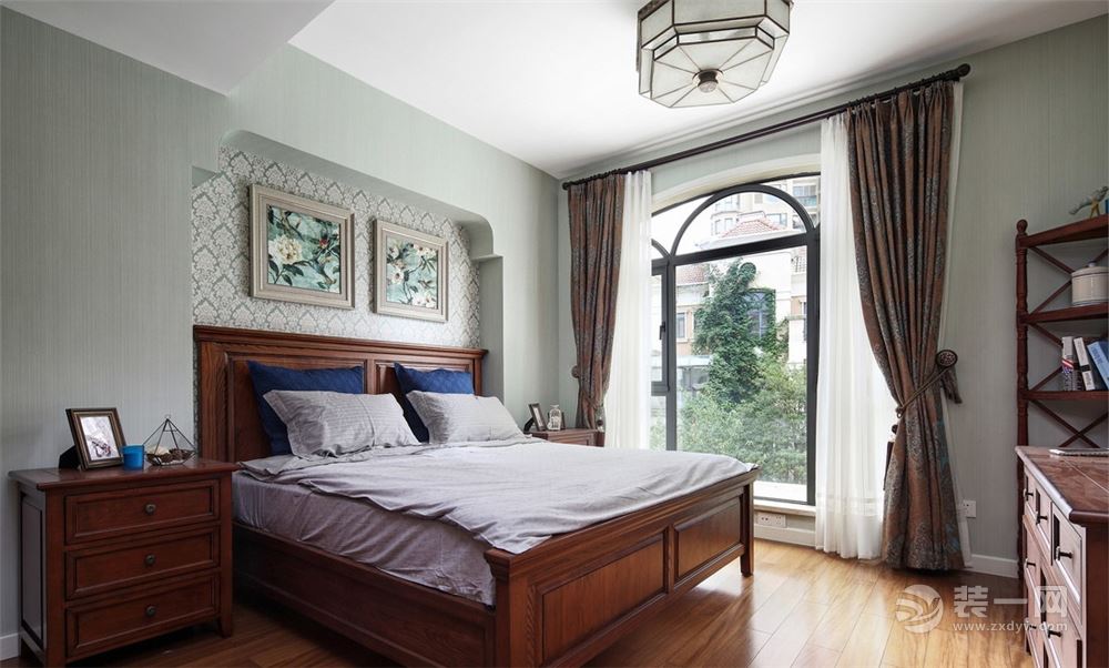 华泰家园美式风格卧室设计案例