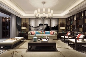 新中式裝修比較注重古典古香的基調、家具與裝飾的搭配