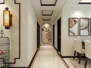 郑州梵客家装--国瑞城新中式风格150平米