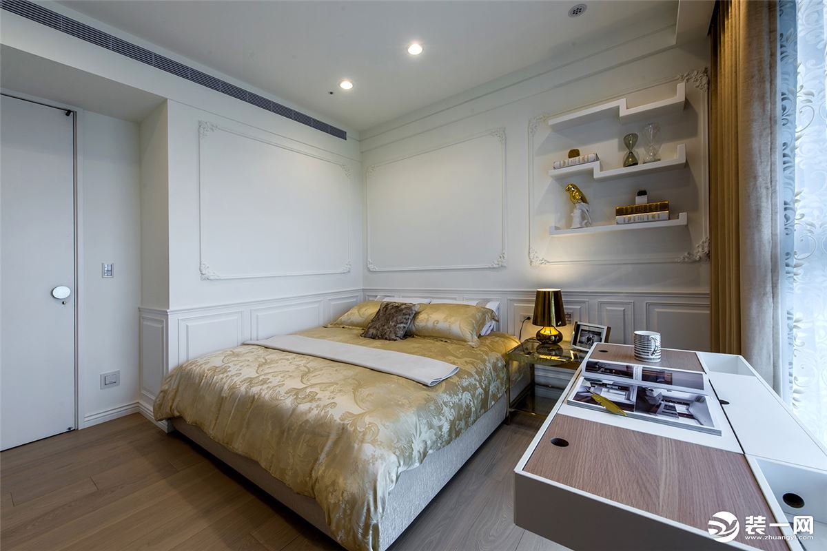 上海常发豪庭国际三居室简欧风装修效果图