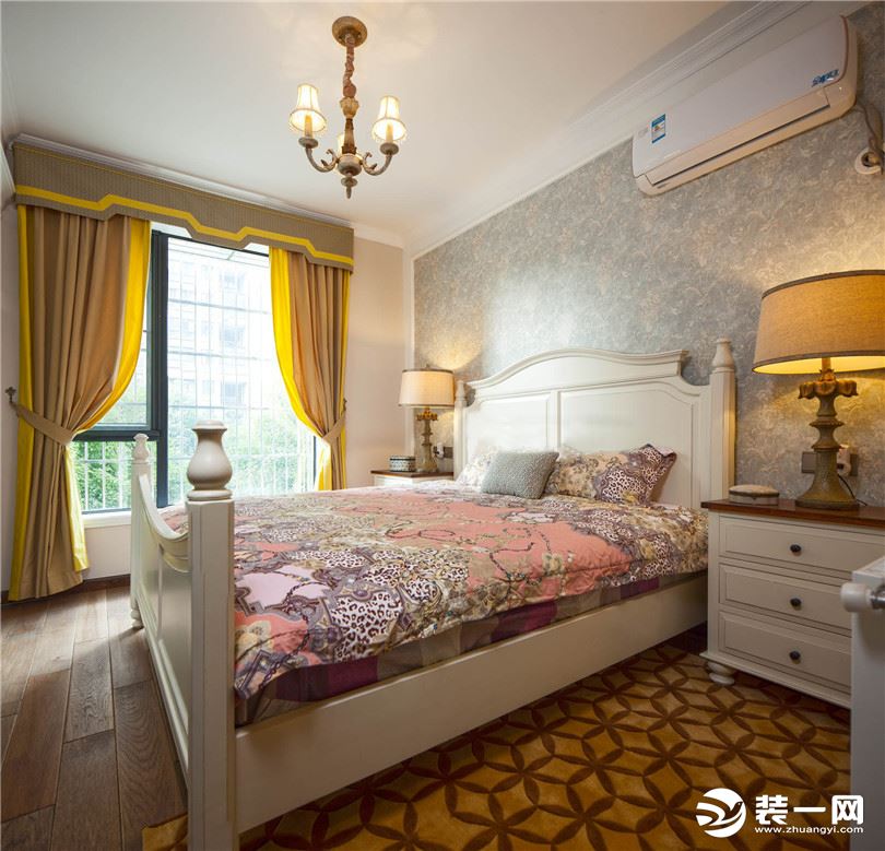 上海证大家园四期二居室田园风装修效果图