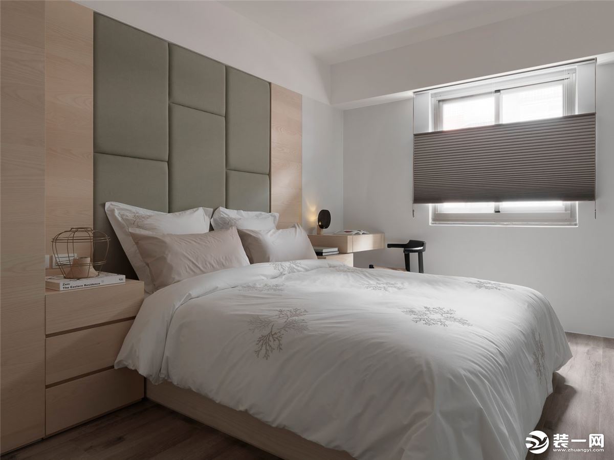 【方林装饰】香港路90平米两室一厅小户型宜家风装修实景图 | 卧室