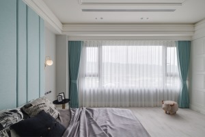 【方林装饰】武汉都市风景121平室内简约现代\轻奢风格装修卧室效果图
