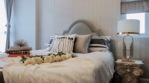 【武汉方林装饰】远洋汉口中心92平现代轻奢实景案例 | 卧室