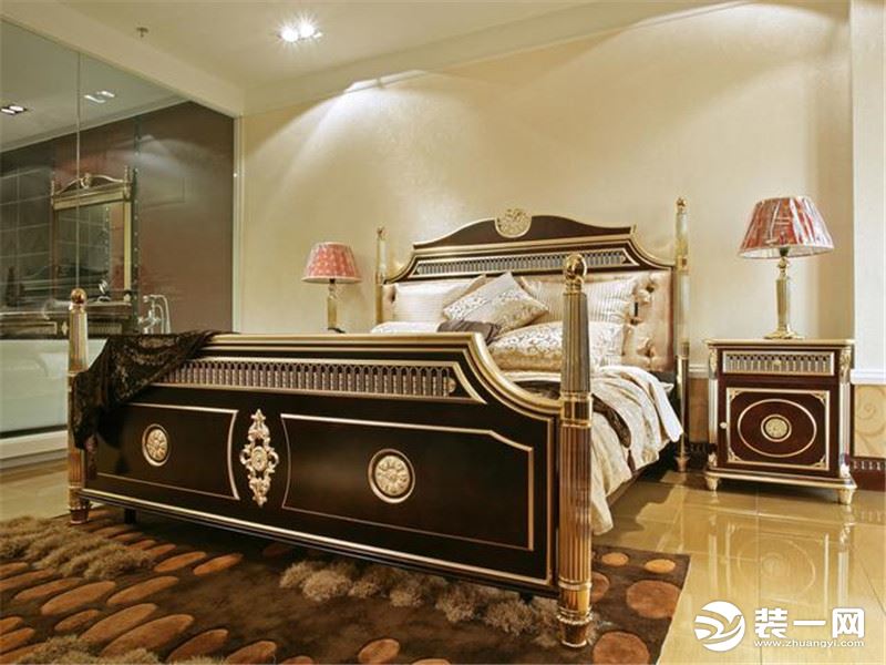 156平米古典美式风格卧室装修