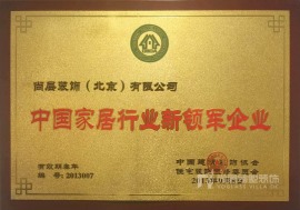 尚层装饰荣获“中国家居行业新领军企业”称号