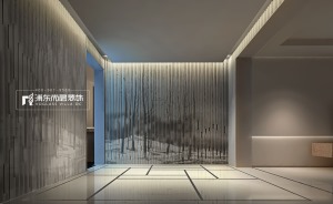 禅意风格别墅装修设计效果图——上海尚层装饰