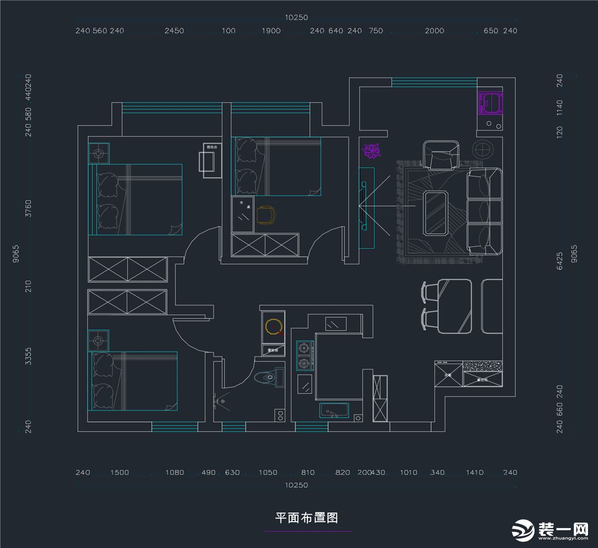 中建锦绣华府99平米--设计师侯艳泽