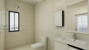 K2海棠湾三居室现代风格装修效果图--设计师刘玉