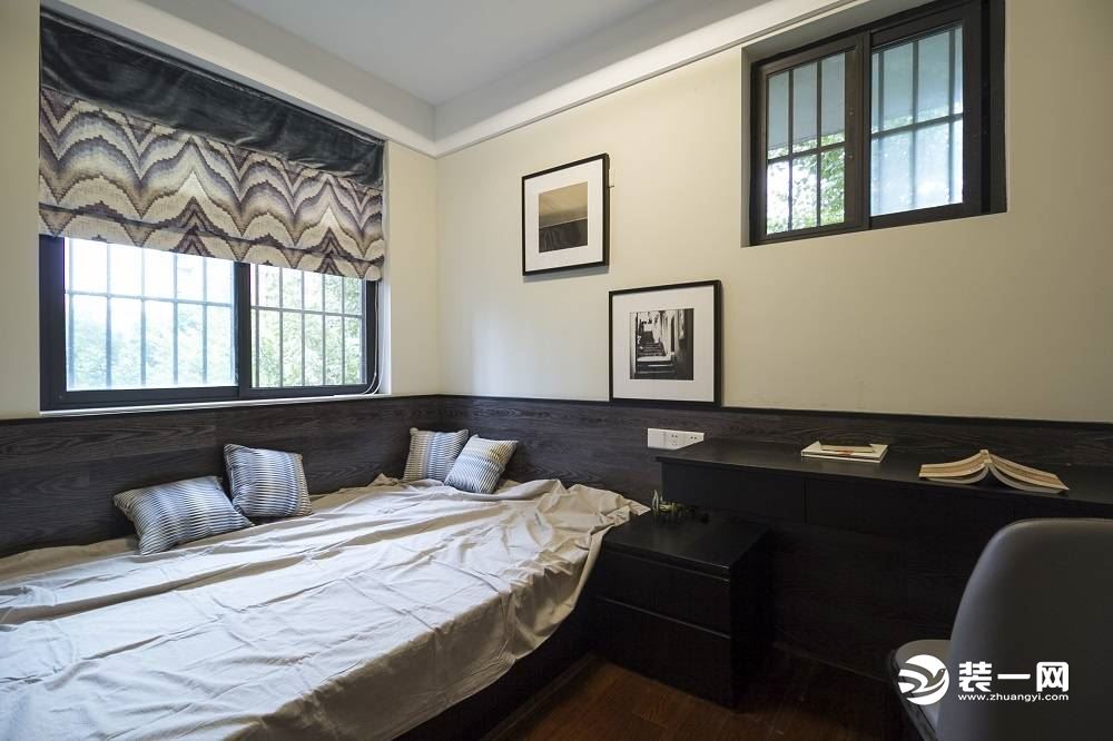 南京143平米现代四居室 -- 黑白色色调，绅士风范