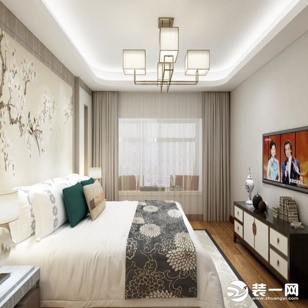 【武汉都市时空装饰】保和墨水湾三居室120平米卧室
