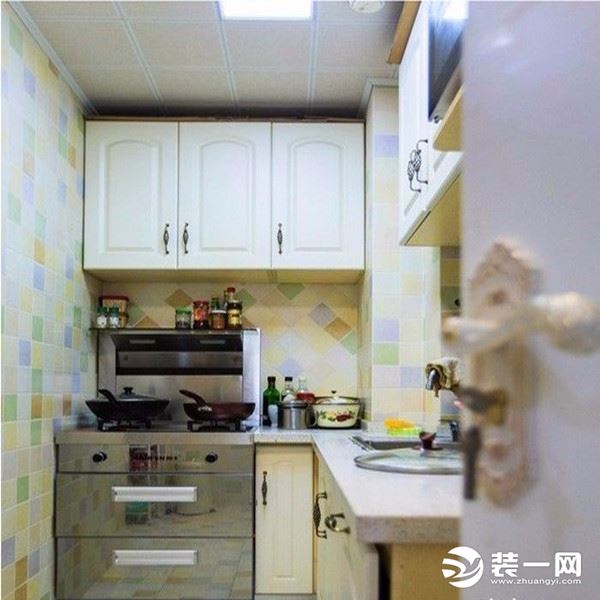【武汉都市时空装饰】龙阳景园108平米三居室厨房